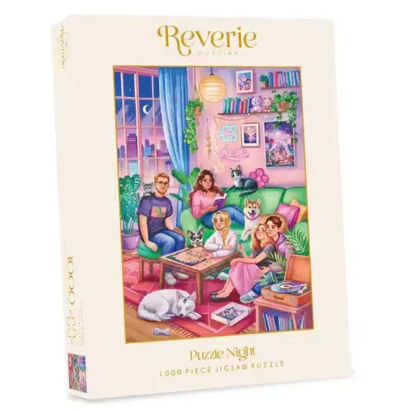 puzzle Puzzle Night de 1000 pièces de la marque Reverie Puzzle