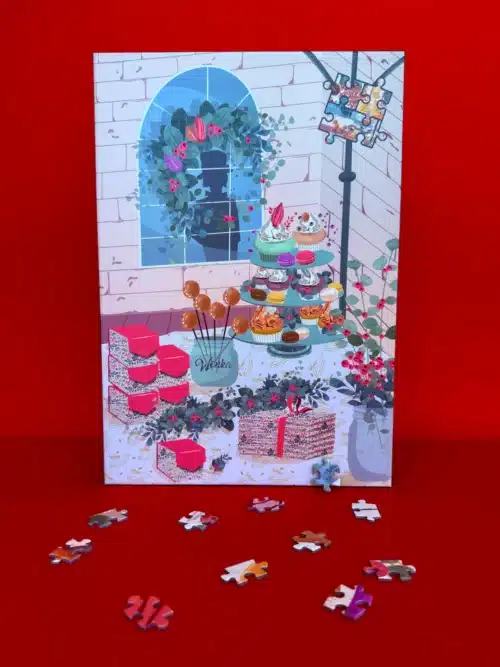 puzzles triptyque de Noël - Chocolate Treats, 500 pièces de la marque Oll'eo