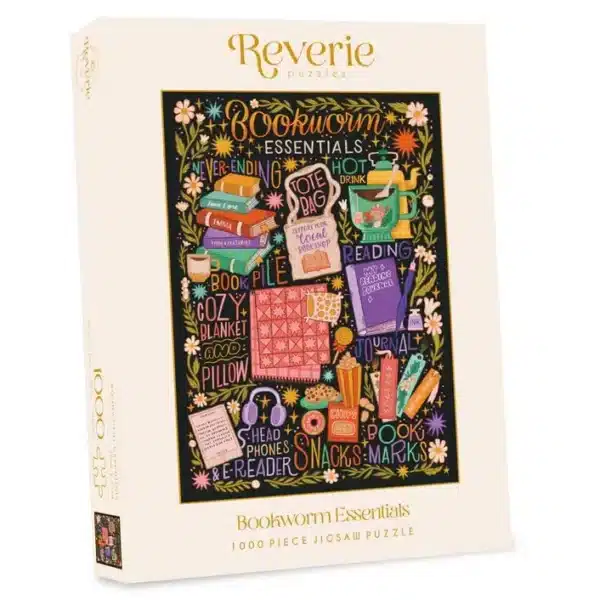 puzzle Bookworm Essentials de la marque reverie composé de 1000 pièces