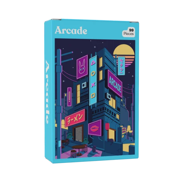 mini puzzle arcade de puzzledly de 99 pièces