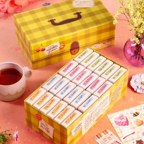 coffret petites histoires d'amour trevell 24 minis puzzles