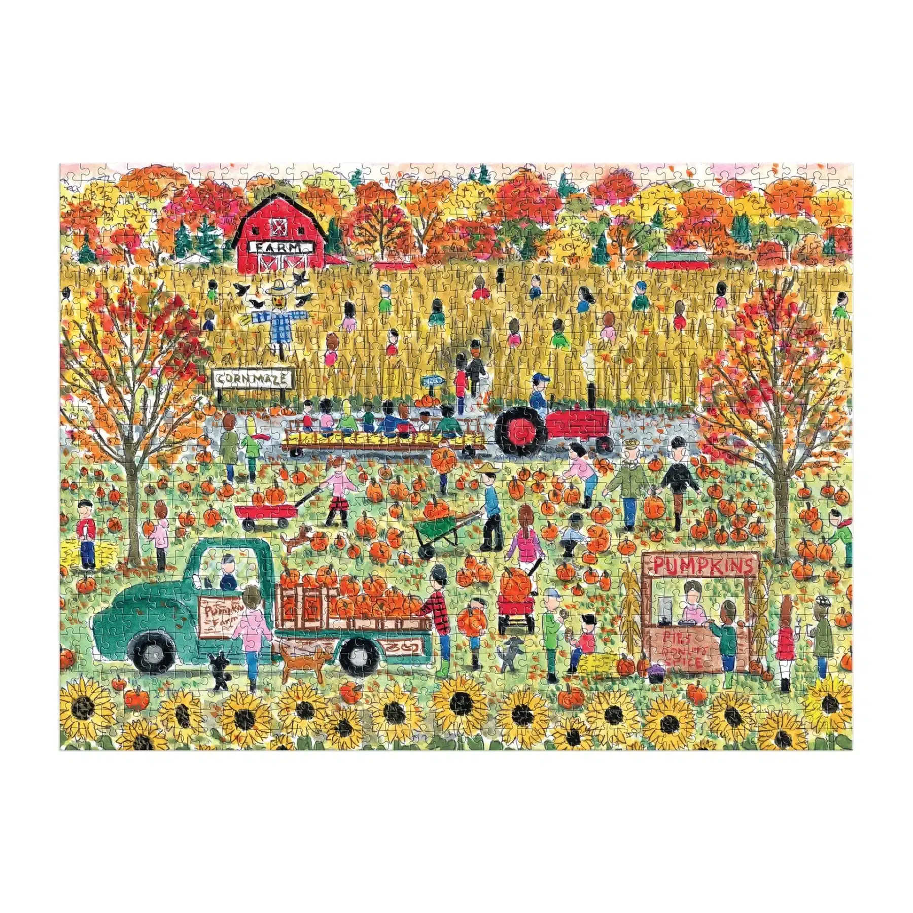 Puzzle Michael Storrings Pumpkin Patch - Galison - 1000 pièces – Image 2