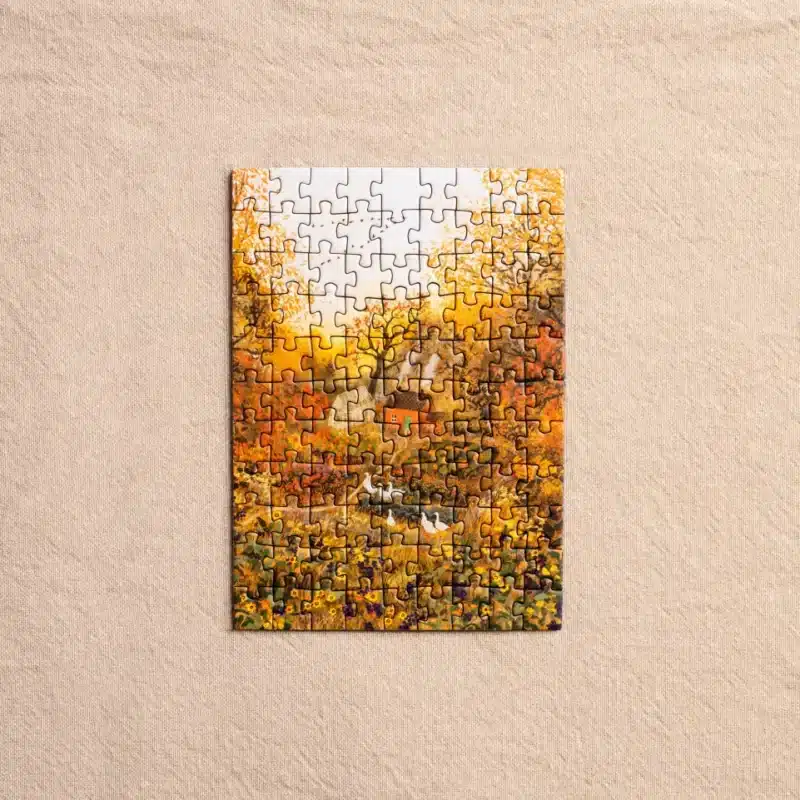 Mini Fall Puzzles Mini puzzle Autumn's Embrace - La Pauz - 99 pièces - Puzzles E-shop ...