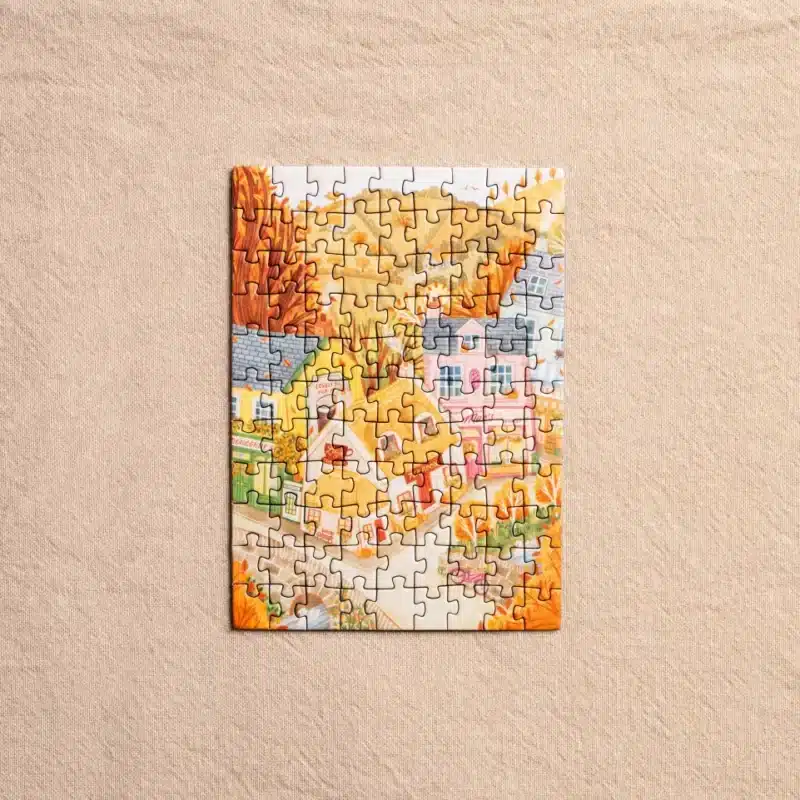 Mini Fall Puzzles Mini puzzle Emerald Autumn - La Pauz - 99 pièces - Puzzles E-shop ...