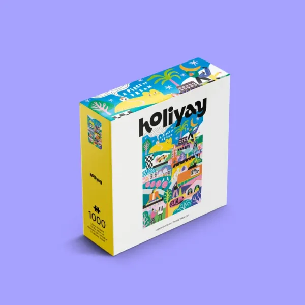 puzzle The Big Yellow Cat de Holiyay de 1000 pièces