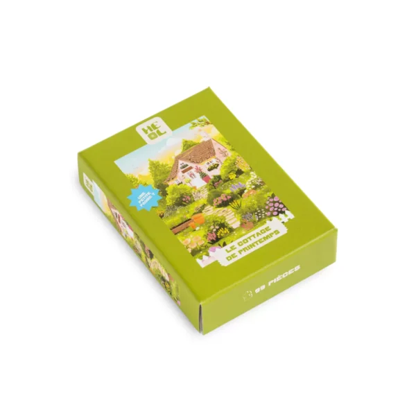 Mini puzzle Le Cottage de Printemps – Les éditions Heol – 99 pièces-2