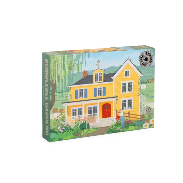 puzzle bumblebee gardens de trevell de 1000 pièces, puzzle auberge et salon de thé