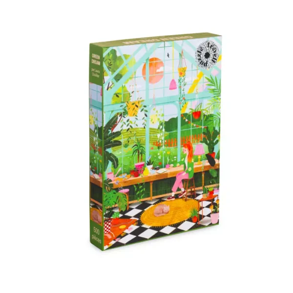 puzzle Green Dream de Trevell de 500 pièces, puzzle nature, puzzle soleil