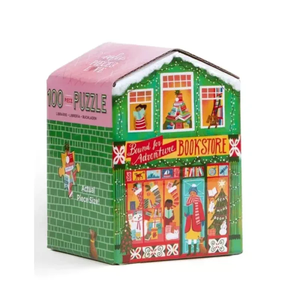 puzzle librairie de eeboo de 100 pièces