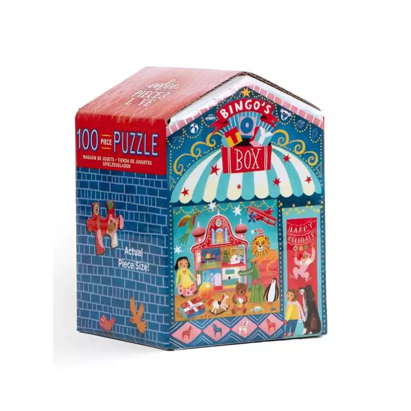 puzzle magasin de jouets de eeboo de 100 pièces