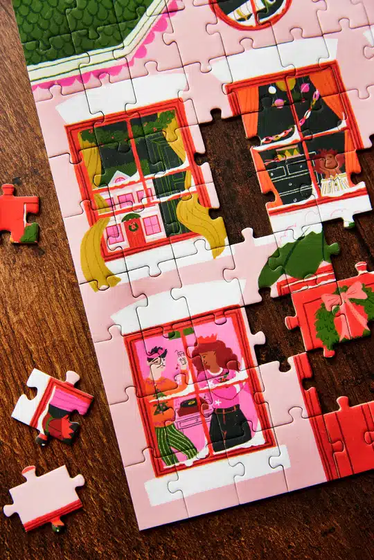 Puzzle Christmas Eve - Ordinary habit - 100 pièces – Image 3