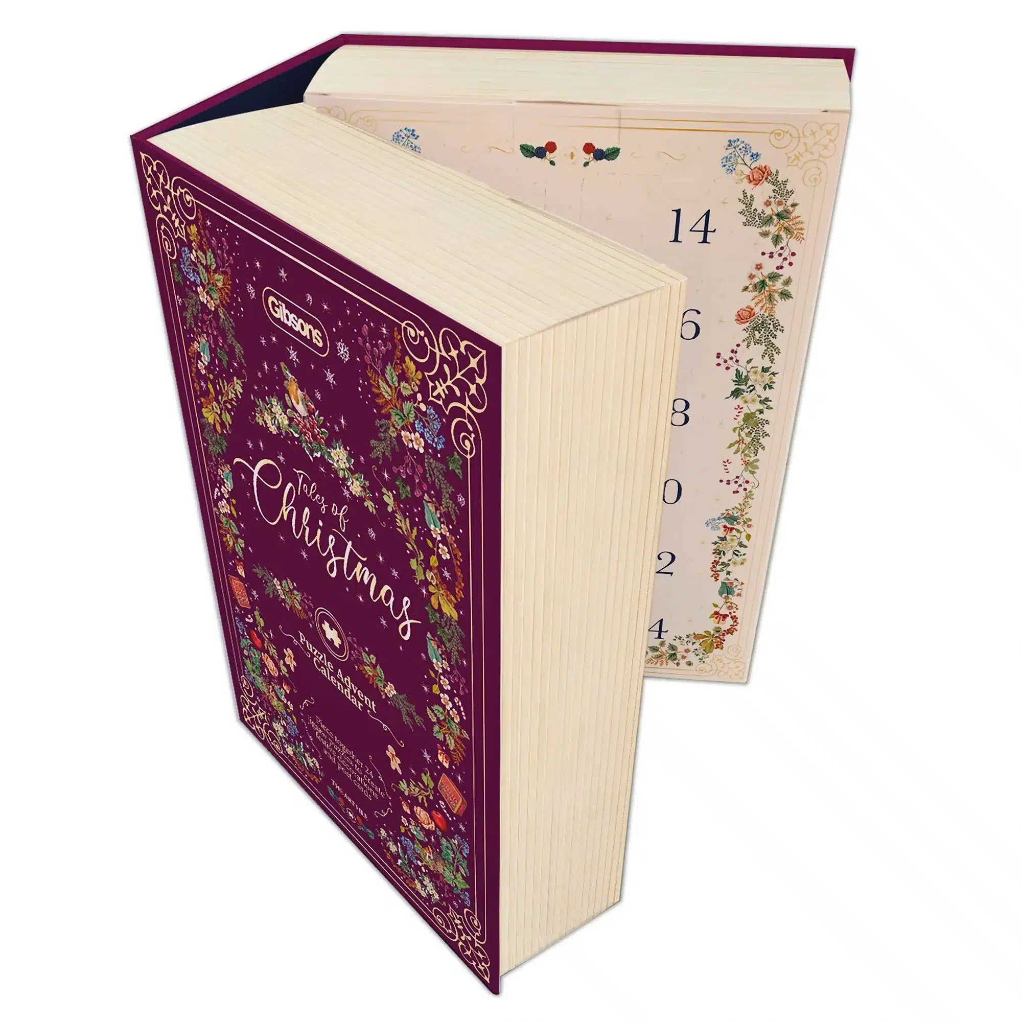 calendrier de l'avent puzzles tales of christmas gibsons boite