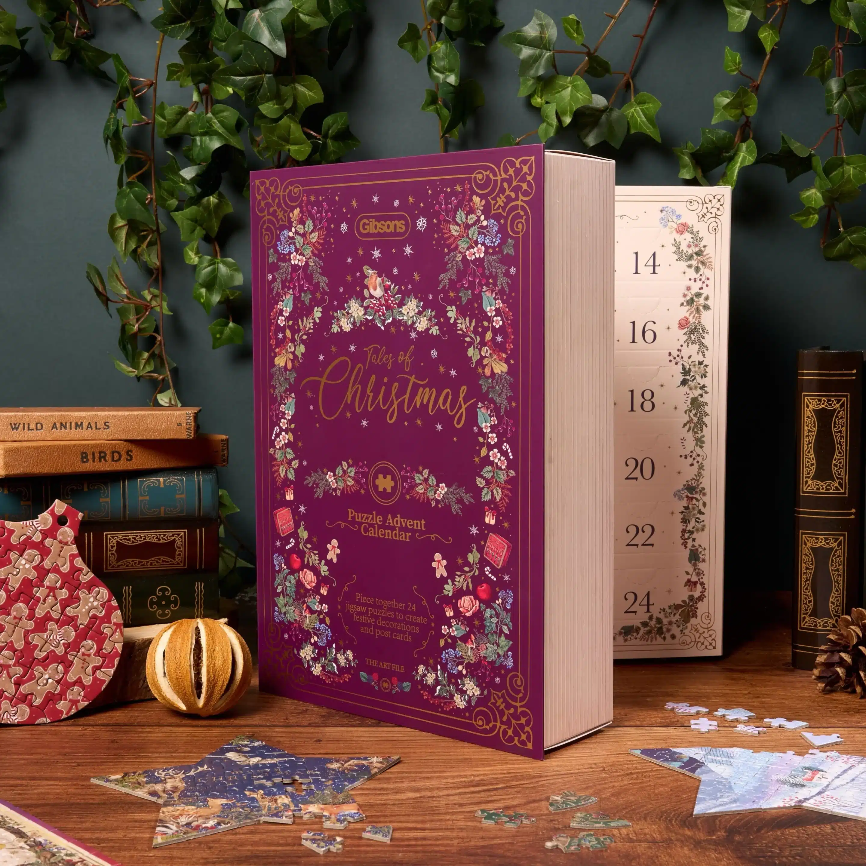 calendrier de l'avent puzzles tales of christmas gibsons