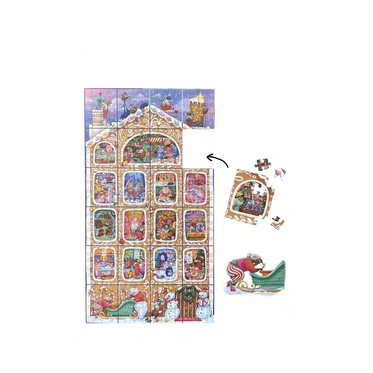 Calendrier de l'avent de puzzles - Peek Into Santa's Workshop - Professor Puzzle – Image 2
