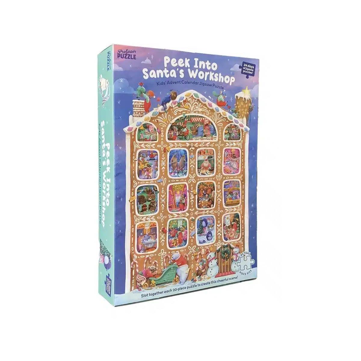 Calendrier de l'avent de puzzles - Peek Into Santa's Workshop - Professor Puzzle