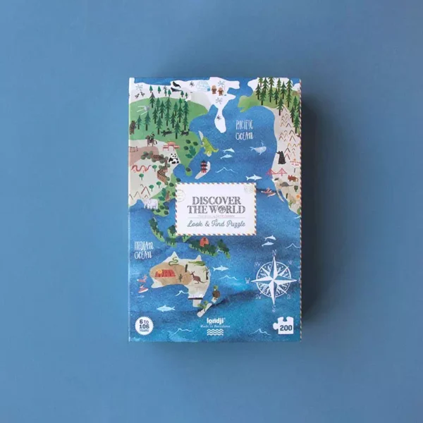 puzzle discover the world de londji de 200 pièces