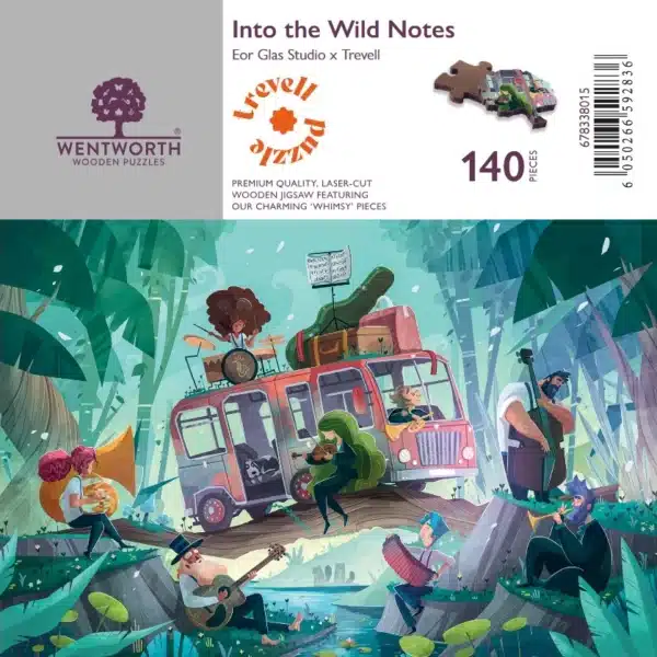 puzzle into the wild notes de wentworth x trevell de 140 pièces