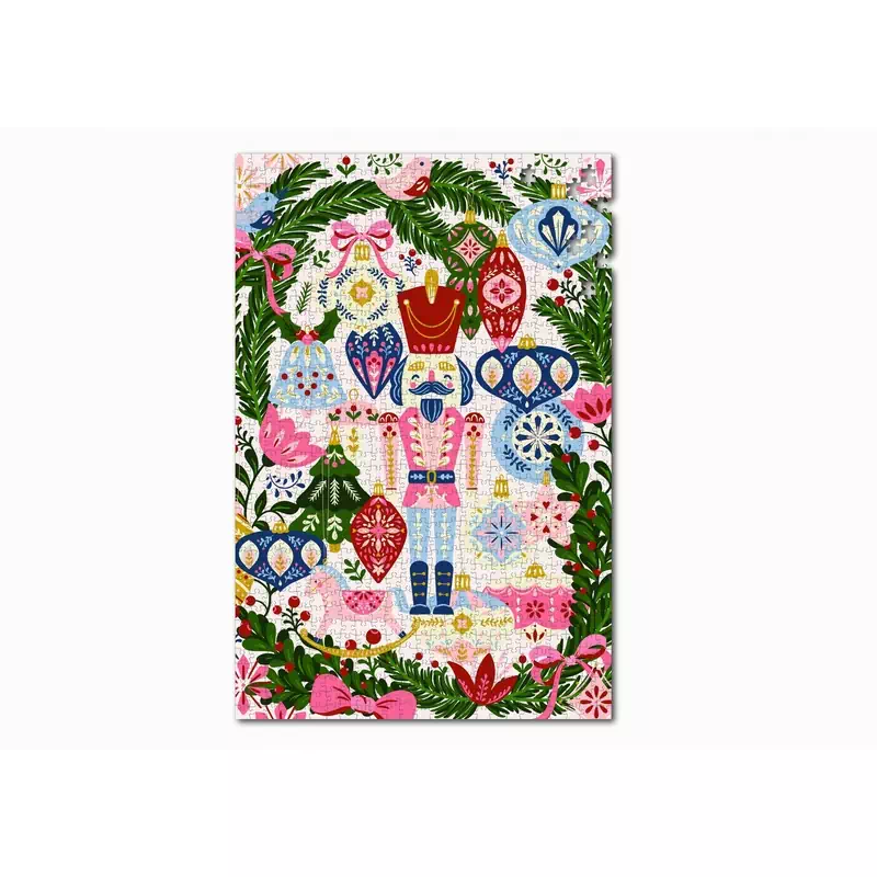 puzzle presque monté du puzzle Folk Christmas de professor puzzle de 1000 pièces