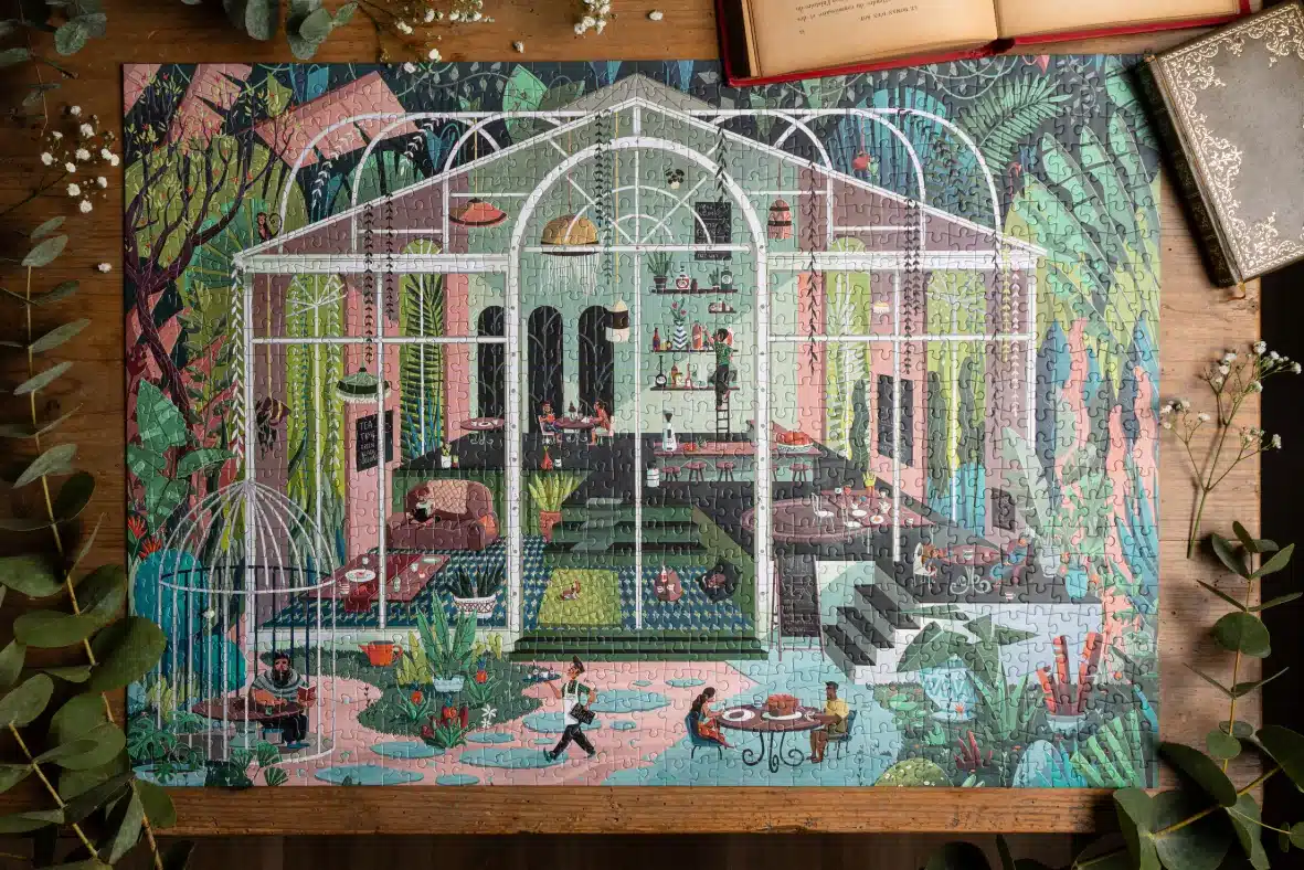 Puzzle Le Café dans la Jungle - Trevell - 1500 pièces – Image 2