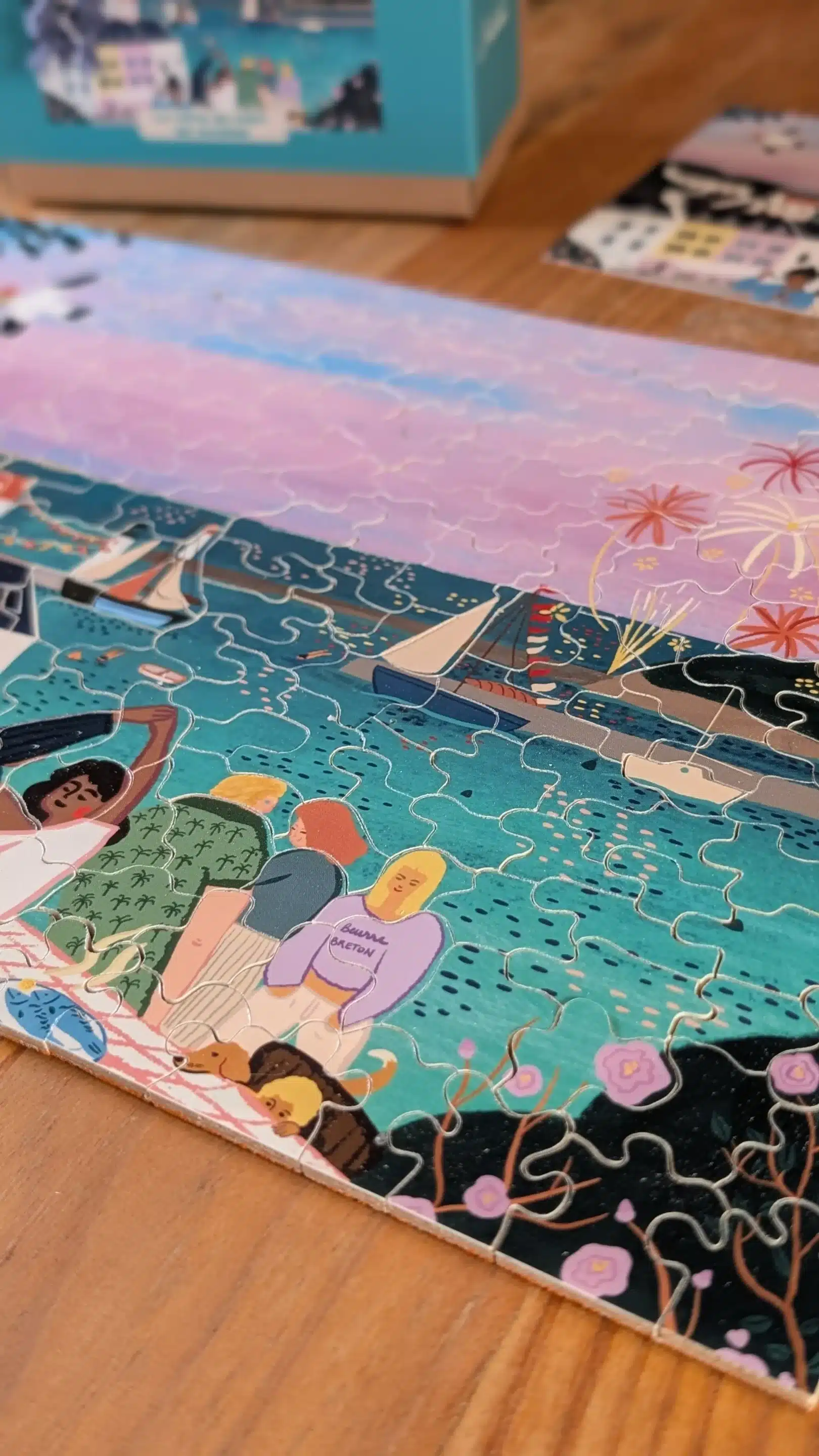 Puzzle La fête du port de Sauzon - Pulzziorec X Les éditions Heol - 280 pièces