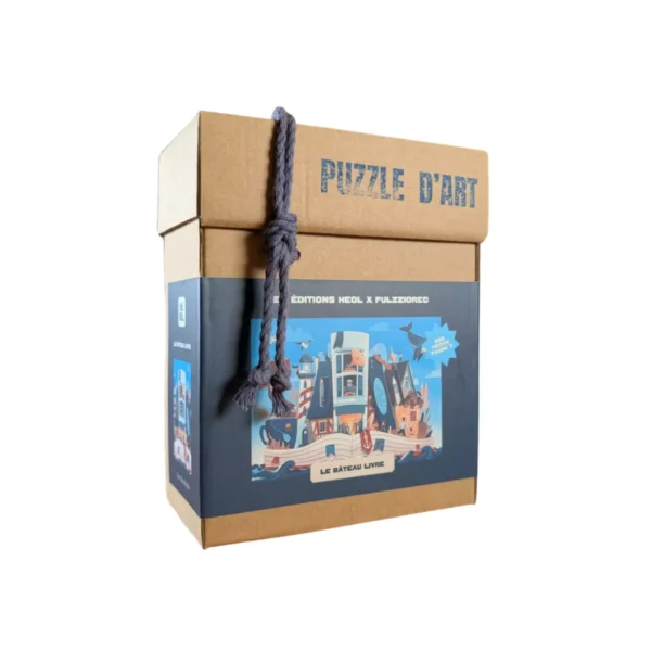 Puzzle Le Bâteau Livre - Pulzziorec X Les éditions Heol - 280 pièces