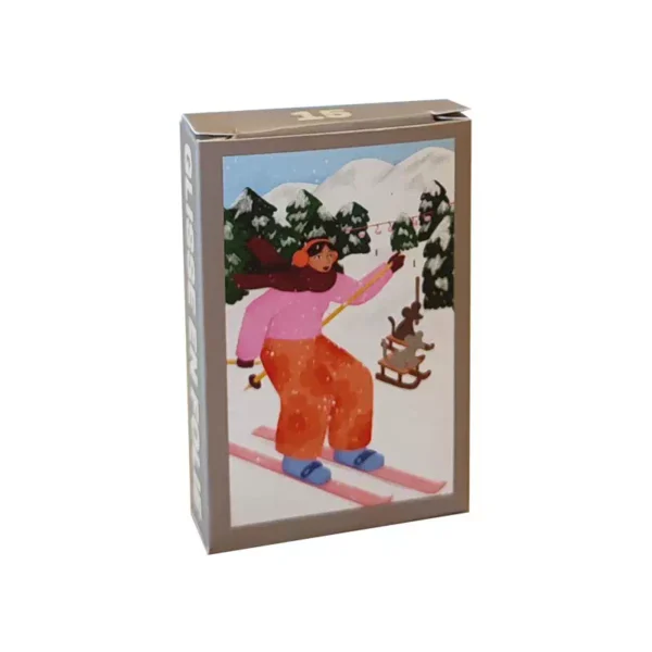 mini puzzle jour 15 glisse en folie, mini puzzle calendrier de l'avent n°4 de Trevell