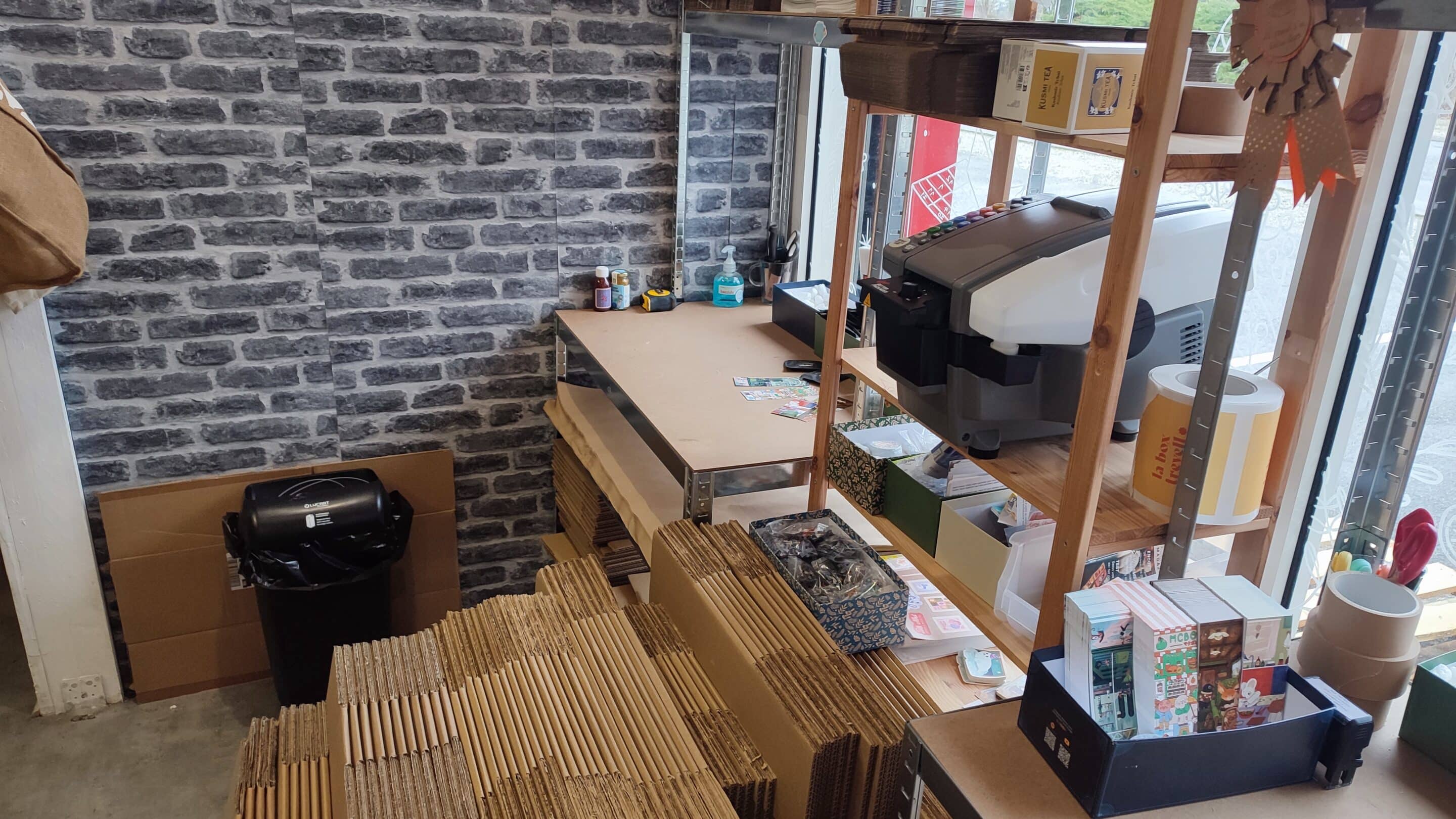 espace préparation commande local