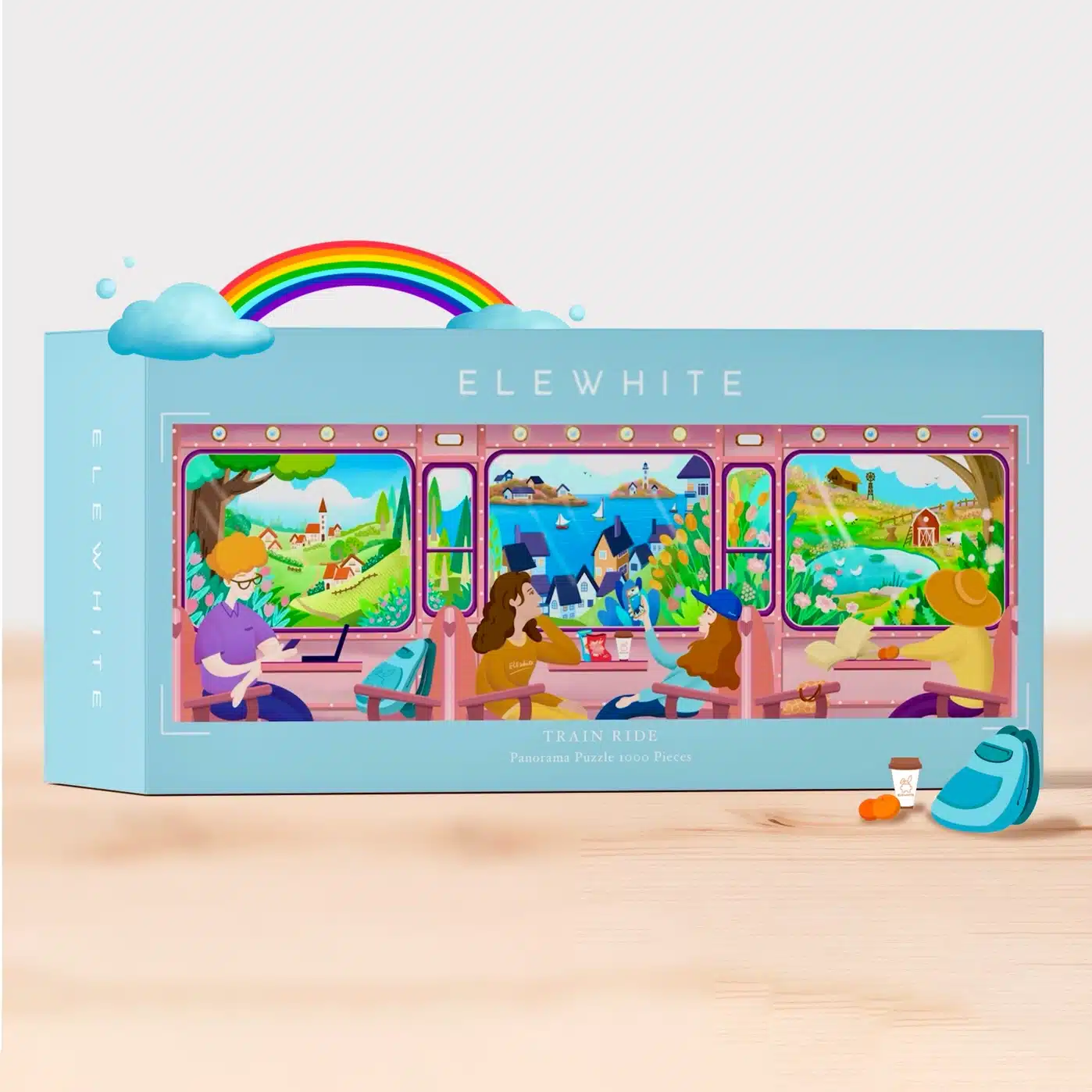 Puzzle Train Ride Elewhite 1000 pièces