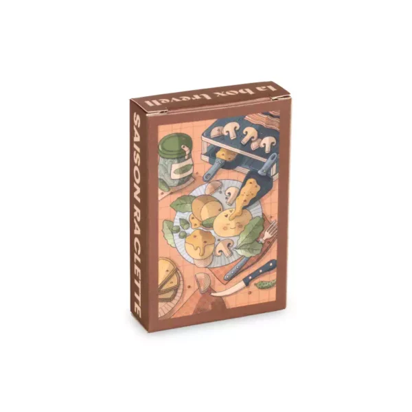mini puzzle saison raclette de la box trevell de 99 pièces