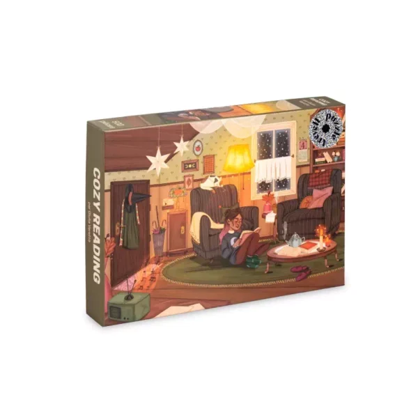 puzzle cozy reading de la box trevell de 500 pièces