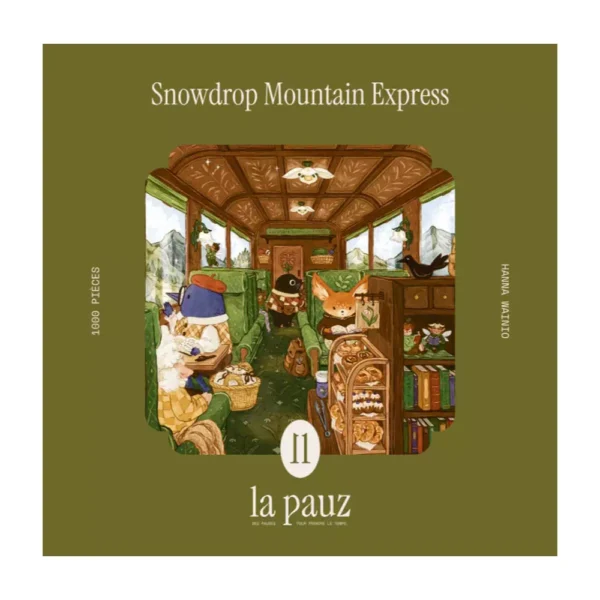 puzzle snowdrop mountain express de la pauz de 1000 pièces
