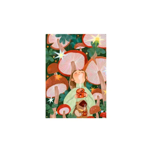 Mini puzzle Under The Mushrooms