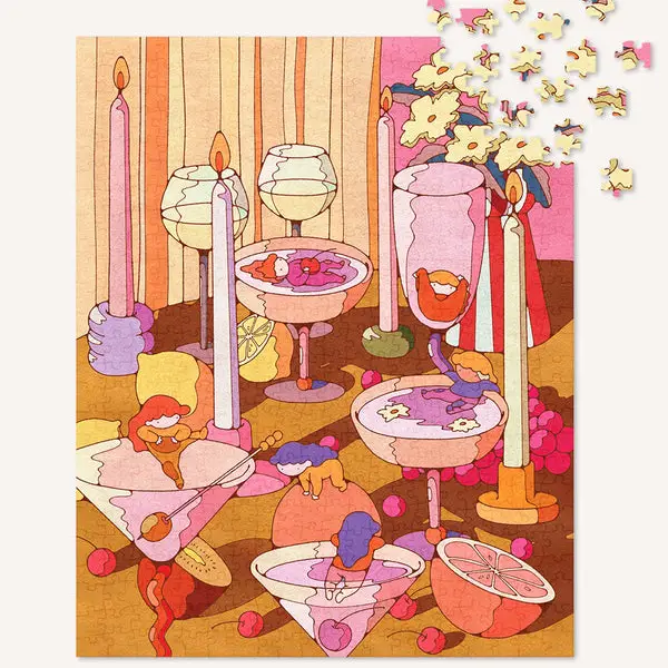 illustration puzzle mellow room de the puzzle theory de 500 pièces