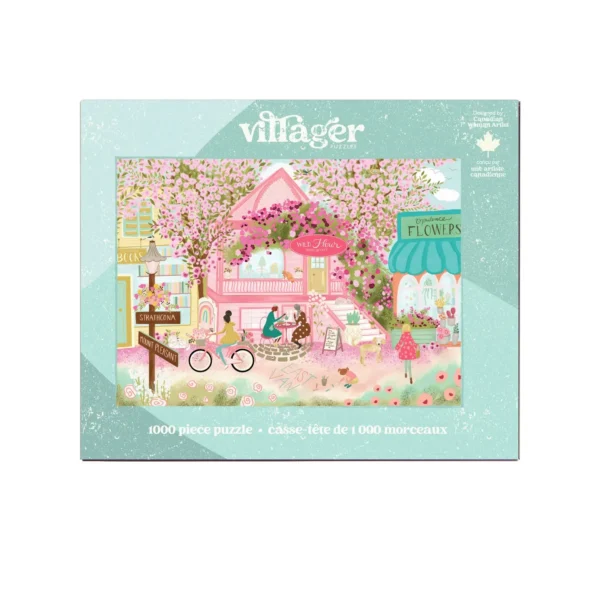 puzzle city in bloom de villager de 1000 pieces