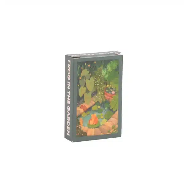 Mini puzzle Frog in the garden de la box trevell de 99 pieces