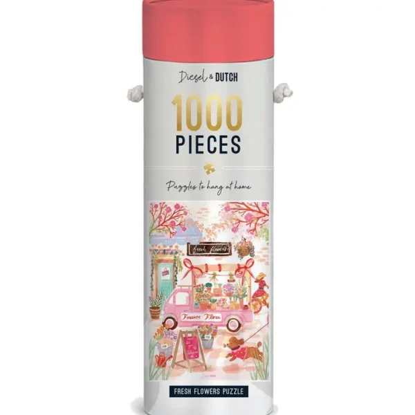 puzzle fresh flowers de diesel & dutch de 1000 pièces