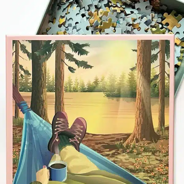 puzzle hiking & me de vissevasse de 500 pièces