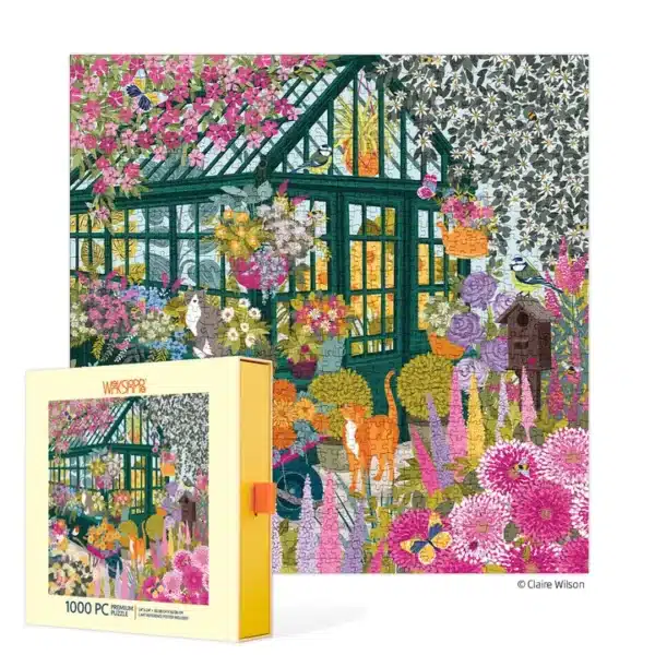 Puzzle Spring Greenhouse de Werkshoppe de 1000 pièces