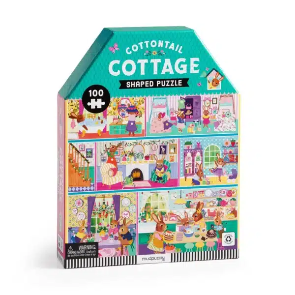 puzzle mudpuppy Cottontail Cottage 100 pieces