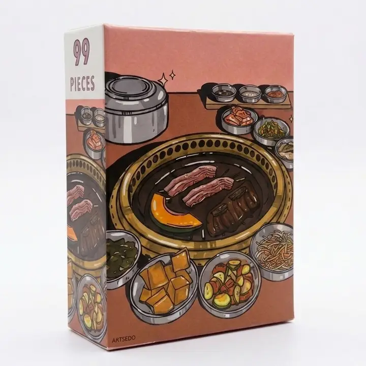 mini puzzle kbbq de arcadia de 99 pieces