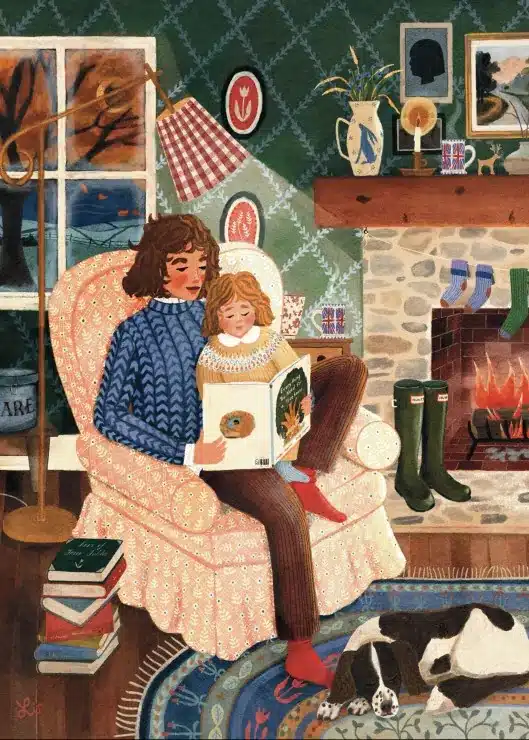 illustration du puzzle storytime de pieces & peace de 500 pièces