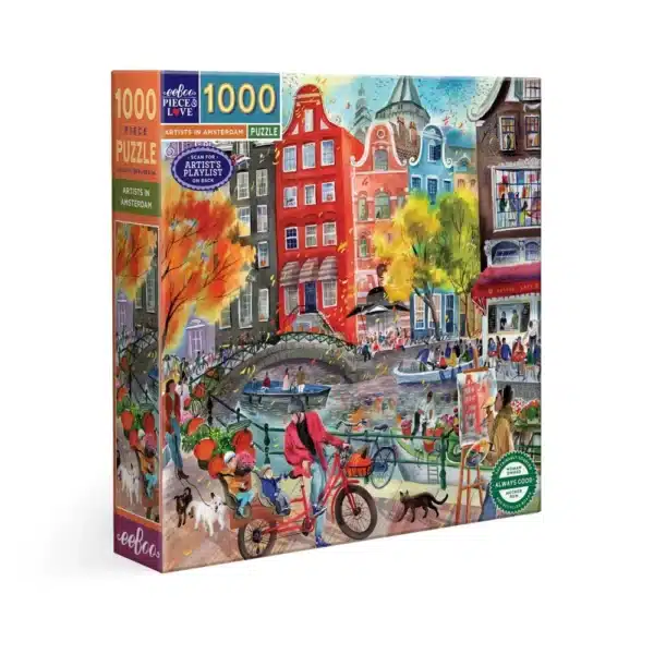 puzzle artists in amsterdam de eeboo de 1000 piรจces