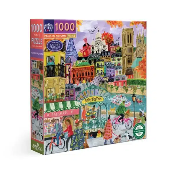 puzzle Paris in Autumn de Eeboo de 1000 piรจces