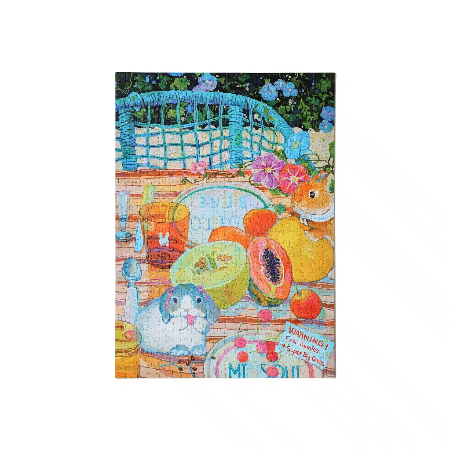 puzzle weve Bunny's brunch 500 pieces monté