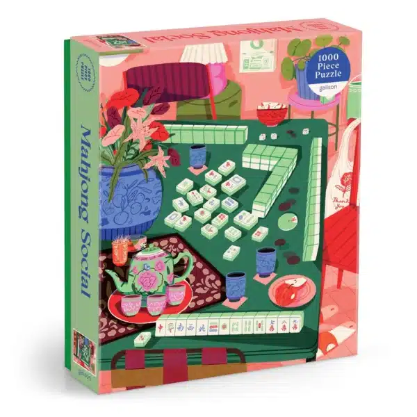 puzzle mahjong social de galison de 1000 pièces