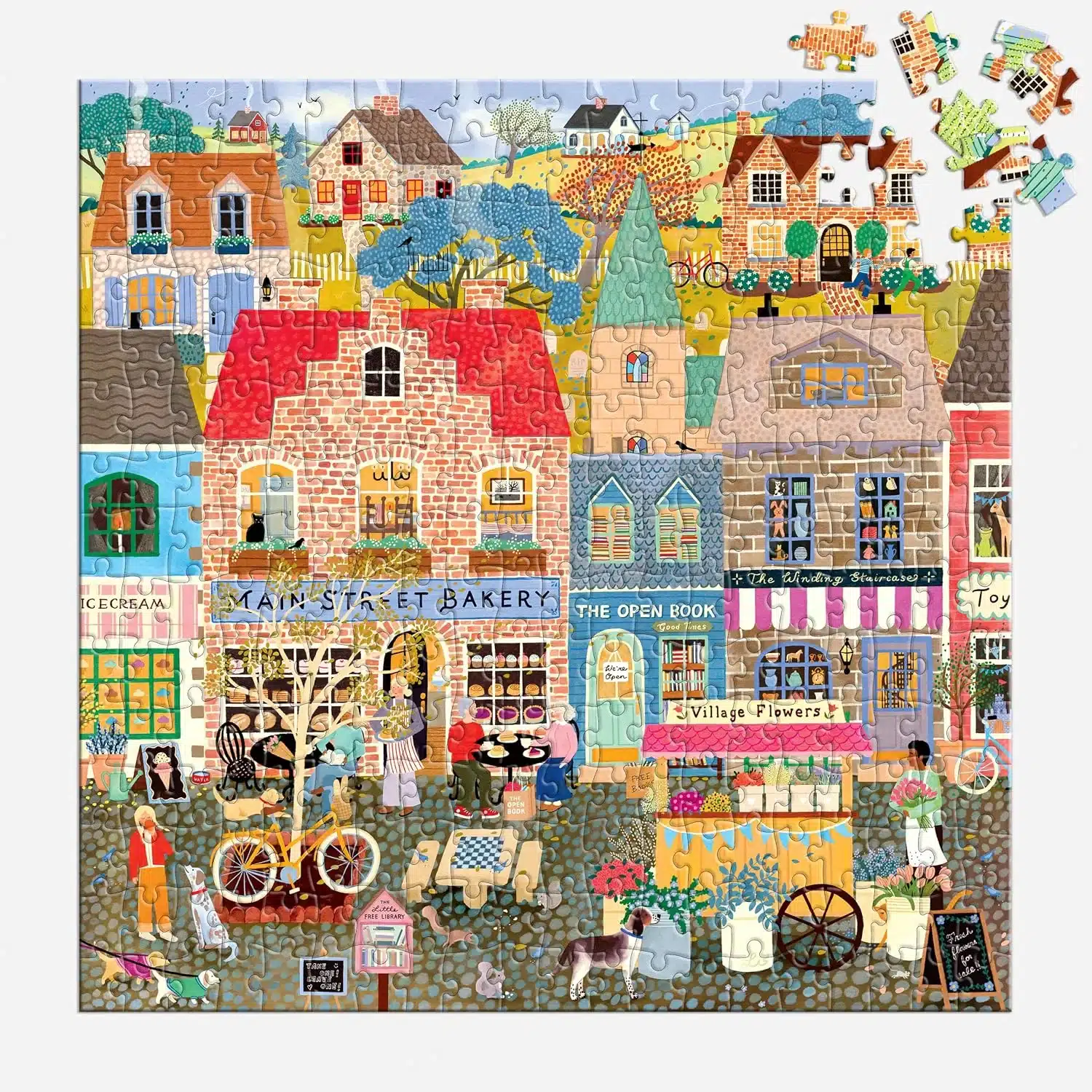Puzzle Main Street Morning - Galison - 300 pièces – Image 3