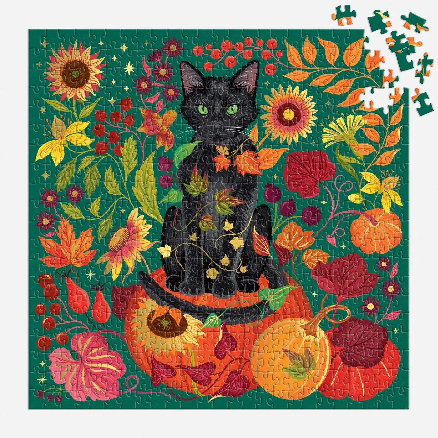 Puzzle Whiskers of Autumn - Galison - 500 pièces – Image 3