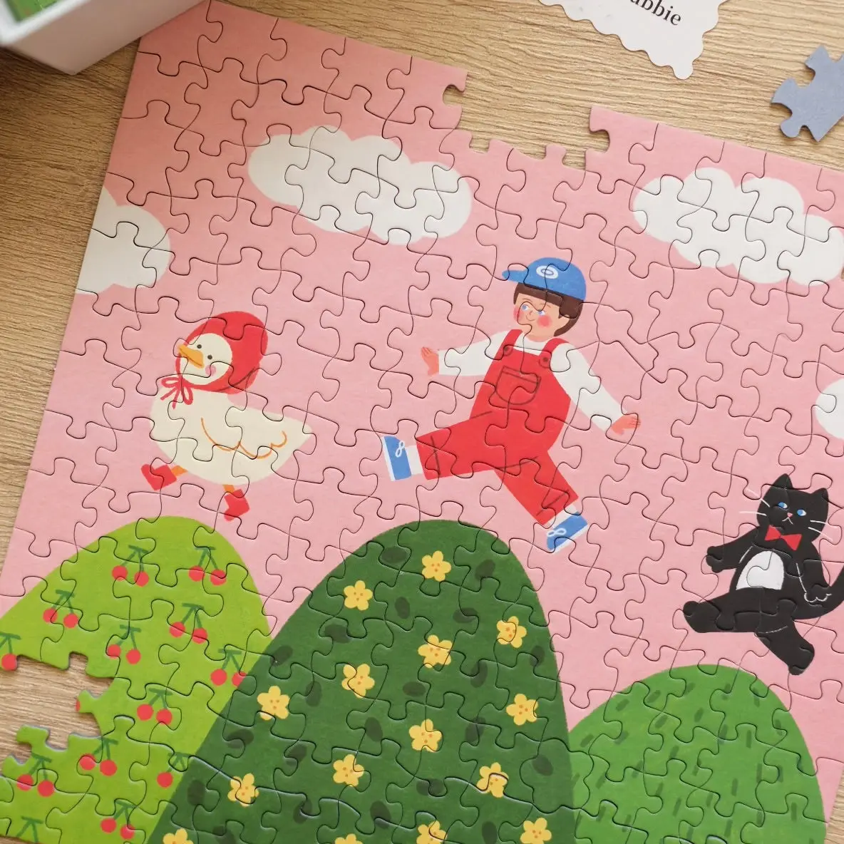 puzzle the puzzle theory Little Adventurers 196 pieces assemblé
