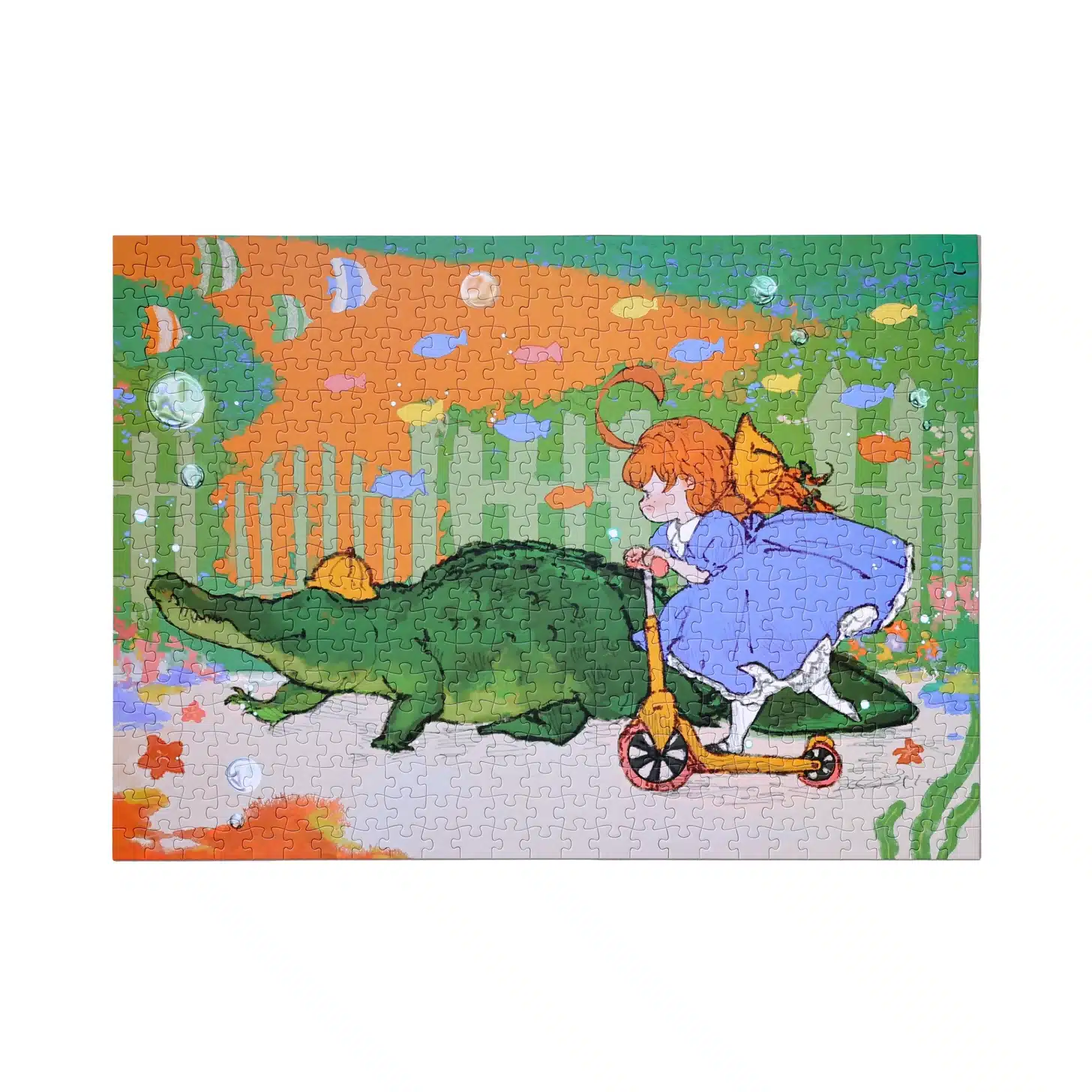 puzzle weve Wani-Kun 500 pieces assemblé