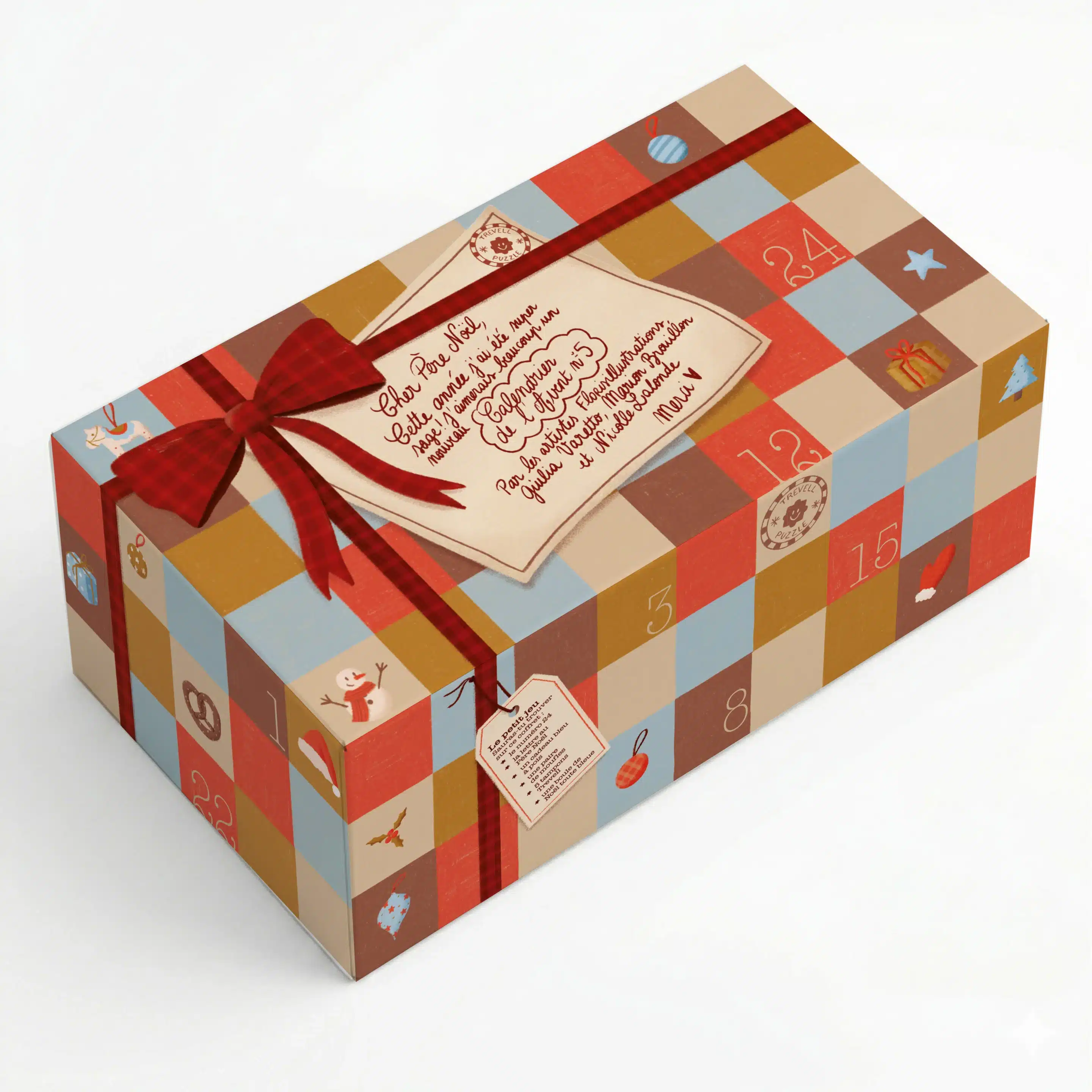puzzle calendrier de l'avent trevell n°5 boite